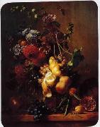 Floral, beautiful classical still life of flowers.102 unknow artist